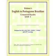 Webster's English to Portuguese Brazilian Crossword Puzzles by ICON Reference, 9780497254919