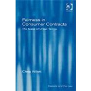 Fairness in Consumer Contracts by Willett,Chris, 9781840144925