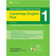 Exam Essentials: Cambridge First Practice Tests 1 w/key + DVD-ROM by Osbourne, Charles; Chilton, Helen; Tiliouine, Helen, 9781285744926
