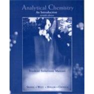 Student Solutions Manual for Skoog et al's Analytical Chemistry: An Introduction, 7th by Holler, F. James, 9780030234927