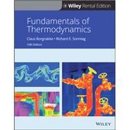 Fundamentals of Thermodynamics, 10th Edition [Rental Edition] by Sonntag, Richard E.; Borgnakke, Claus, 9781119634928