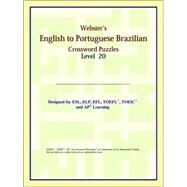 Webster's English to Portuguese Brazilian Crossword Puzzles by ICON Reference, 9780497254933
