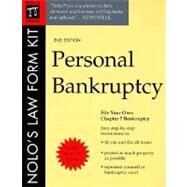 Nolo's Law Form Kit : Personal Bankruptcy by Stephen Ellas; Lisa Goldoftas; Albin Renauer, 9780873374934