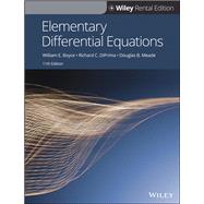 Elementary Differential Equations, 11th Edition [Rental Edition] by Boyce, William E.; DiPrima, Richard C.; Meade, Douglas B., 9781119624936