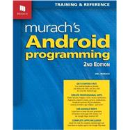 Murach's Android Programming by Murach, Joel, 9781890774936
