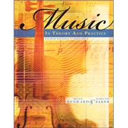 Music in Theory and Practice, Volume 1 with Audio CD by Benward, Bruce; Saker, Marilyn, 9780077254940