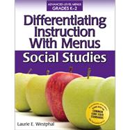 Differentiating Instruction With Menus by Westphal, Laurie E., 9781593634940