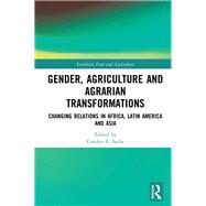 Gender, Agriculture and Agrarian Transformations: Changing Relations in Africa, Latin America and Asia by Sachs,Carolyn E., 9781138384941