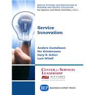 Service Innovation by Gustafsson, Anders, 9781631574955