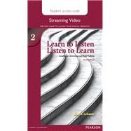 Learn to Listen, Listen to Learn 2 Streaming Video Access Code Card by LeBauer, Roni S., 9780133904956