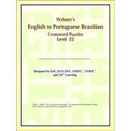 Webster's English to Portuguese Brazilian Crossword Puzzles by ICON Reference, 9780497254957
