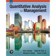 Quantitative Analysis for Management [Rental Edition] by Render, Barry, 9780137864966