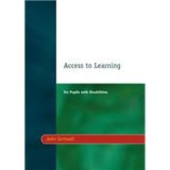 ACCESS TO LEARNING FOR PUPILS WITH DISABILITIES by Cornwall,John, 9781853464966