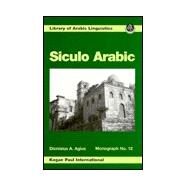 Siculo Arabic by Agius, 9780710304971