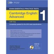 Exam Essentials Practice Tests: Cambridge English Advanced 1 with Key and DVD-ROM by Bradbury, Tom; Yeates, Eunice, 9781285744971