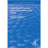 Leadership in Government by Korac-Kakabadse, Andrew; Korac-Kakabadse, Nada, 9781138334977