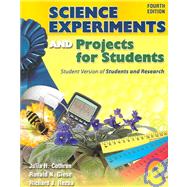 Science Experiments And Projects For Students: Student Version Of Students And Research by Cothron, Julia H, 9780757524981