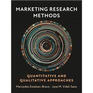 Marketing Research Methods by Mercedes Esteban-Bravo; Jose M. Vidal-Sanz, 9781108834988