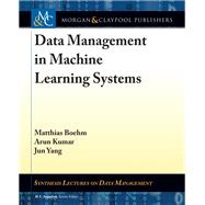 Data Management in Machine Learning Systems by Boehm, Matthias; Kumar, Arun; Yang, Jun; Jagadish, H. V., 9781681734989