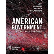 American Government by Lowi, Theodore J.; Ginsberg, Benjamin; Shepsle, Kenneth A.; Ansolabehere, Stephen, 9780393674996