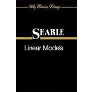 Linear Models by Searle, Shayle R., 9780471184997