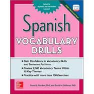 Spanish Vocabulary Drills by Gordon, Ronni; Stillman, David, 9780071805001