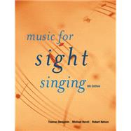 Music For Sight Singing by Benjamin, Thomas E.; Horvit, Michael; Nelson, Robert S., 9780495505006