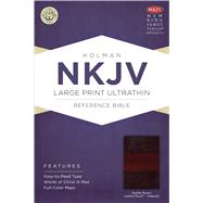 NKJV Large Print Ultrathin Reference Bible, Saddle Brown LeatherTouch Indexed by Unknown, 9781433615009