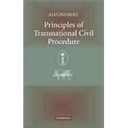 Principles of Transnational Civil Procedure by Corporate Author American Law Institute , American Law Institute, 9780521855013