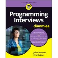 Programming Interviews for Dummies by Jones, Eric T.; Butow, Eric, 9781119565024