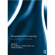 Recognition of Prior Learning: Research from around the globe by Andersson; Per, 9781138955028
