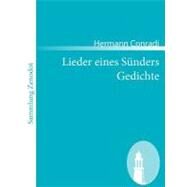 Lieder Eines Snders /Gedichte by Conradi, Hermann, 9783866405035