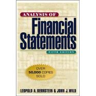 Analysis of Financial Statements by Bernstein, Leopold; Wild, John, 9780070945043