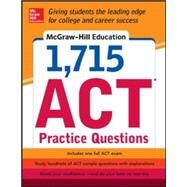 McGraw-Hill Education 1,715 ACT Practice Questions by Johnson, Drew, 9780071835053