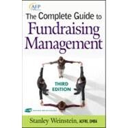 The Complete Guide to Fundraising Management by Weinstein, Stanley, 9780470375068