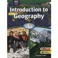 Introduction to Geography by Salter, Christopher L., 9780030995071
