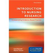 Introduction to Nursing Research by Boswell, Carol; Cannon, Sharon, 9781449695071