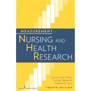 Measurement in Nursing and Health Research by Waltz, Carolyn Feher; Strickland, Ora; Lenz, Elizabeth R., 9780826105073