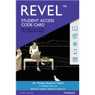 REVEL for Writing Research Papers A Complete Guide -- Access Card by Lester, James D., (Late); Lester, James D., Jr., 9780134695082