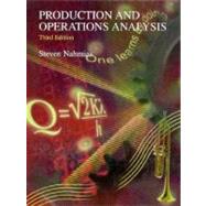 Production and Operations Analysis by Steven Nahmias, 9780256195088