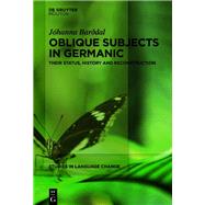Oblique Subjects in Germanic by Jhanna Bardal, 9783112215098