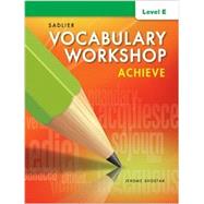 Vocabulary Workshop Achieve Level E Grade 10 by Shostak, Jerome, 9781421785103