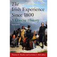 The Irish Experience Since 1800: A Concise History: A Concise History by Hachey,Thomas E., 9780765625106