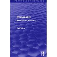Personality: Measurement and Theory by Kline; Paul, 9781138905108