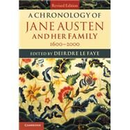 A Chronology of Jane Austen and Her Family by Le Faye, Deirdre, 9781107615120