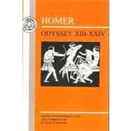 Homer: Odyssey:XIII-XXIV by Homer; Stanford, W.B.; Willcock, M.M., 9781853995125