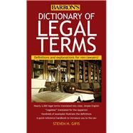 Dictionary of Legal Terms Definitions and Explanations for Non-Lawyers by Gifis, Steven H., 9781438005126