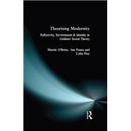 Theorising Modernity: Reflexivity, Environment & Identity in Giddens' Social Theory by O'Brien,Martin, 9781138465138