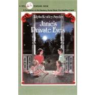 Janie's Private Eyes by SNYDER, ZILPHA KEATLEY, 9780375895142