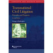 Transnational Civil Litigation(Concepts and Insights) by Rutherglen, George A., 9781636595146
